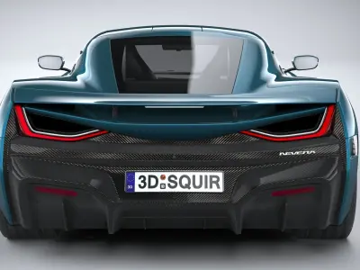 Rimac Nevera 2022 3D model