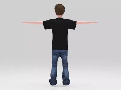 Andrea kimi antonelli F1 sport Rigged  Low-poly 3D model