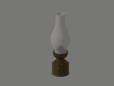 Oil Lamp 3D model