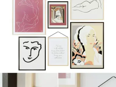 Gallery Wall 38 3D model