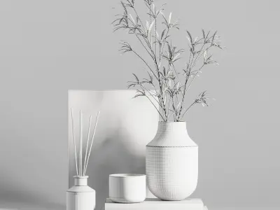 Decorative set029 3D model