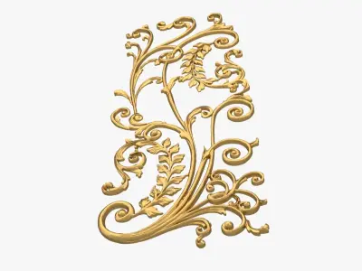 Classic decor ornament 255 3D model