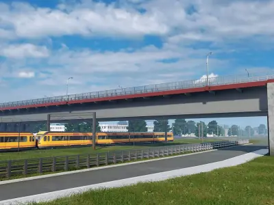 Beam Bridge 3D model