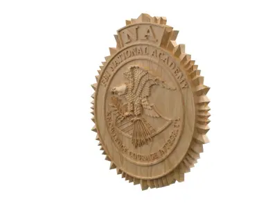FBI national academy seal 3D print model