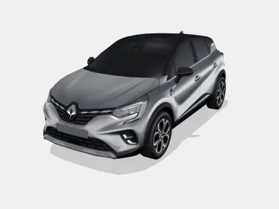 Renault Captur 2020 Low-poly 3D model