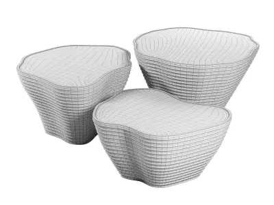 Resin Coffee Tables 3D model