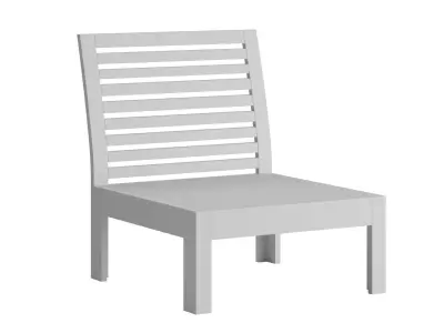 Sectional Outdoor Chair 3D model