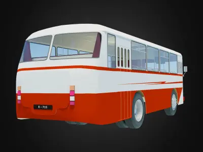 Soviet Bus Model - LAZ-699 3D model