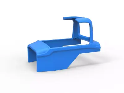 Shell of Vintage Supermodified stock car Version 2 Scale 1 to 25 3D print model