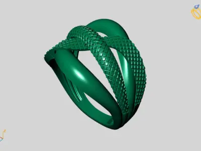 Women Plain Ring STL Models Womens Ring 3dmodels 3D print model 3D print model 32