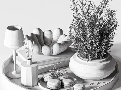 Decorative set24 3D model