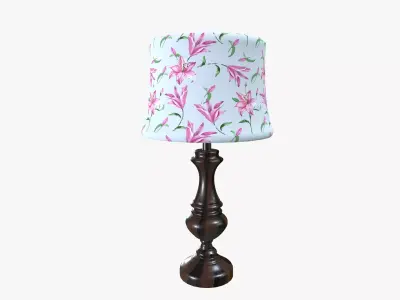 Bed Light Night Lamp Low-poly 3D model