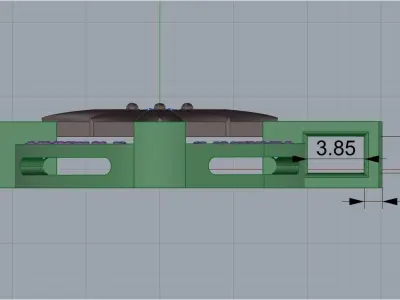 pendant wind rose 3D print model
