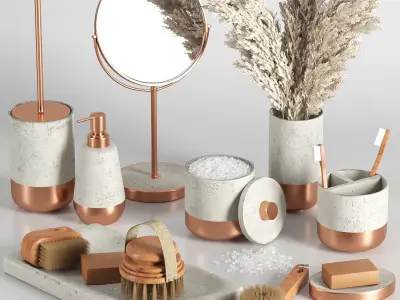 Bathroom accessories 3D Model Collection