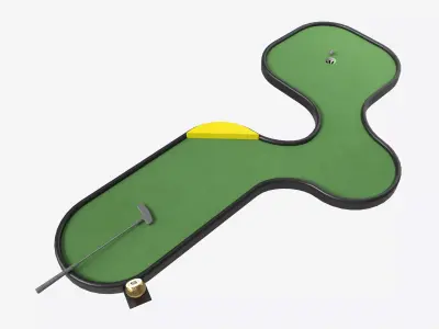 Miniature Golf Course 05 3D model