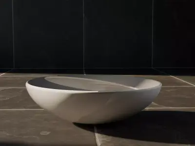 Minimalist Decorative Bowl 3d Model PBR FBX  OBJ Low-poly 3D model