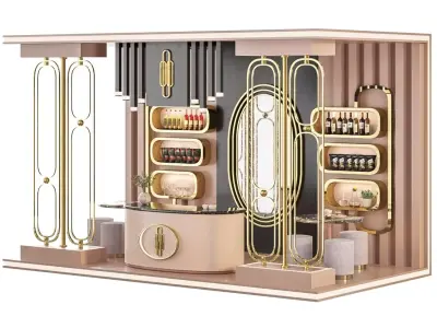 Luxury Cafe 21 3D model