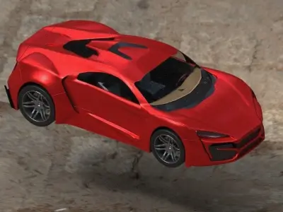 Lykan hypersport custom 3D model