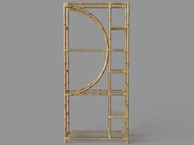 Justina Blakeney Etagere Bookcase 3D model