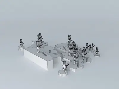 Health posts and calls the City of Castro Free 3D model