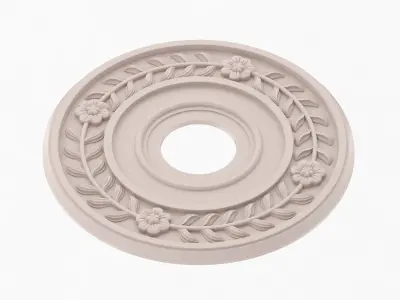 Classic Ceiling Medallion 25 3D model