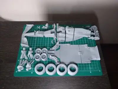 3D PRINTABLE ASTON MARTIN F1 CAR 3D print model