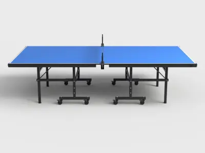 FOLDABLE INDOOR TABLE TENNIS TABLE Low-poly 3D model