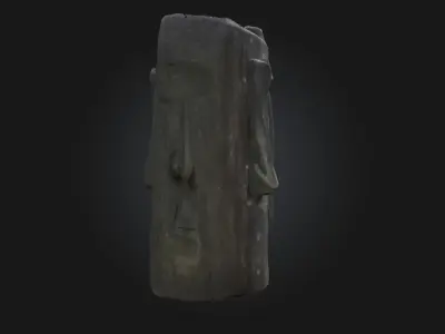 Moai Monolith  Icon of Ancient Rapa Nui Legacy 3D model