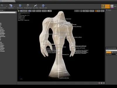 Sand elemental low-poly game engine ready 3D model Low-poly 3D model