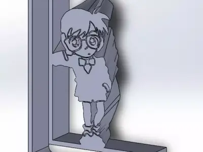 Detective Conan Book Holder 3D model