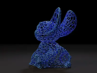 Stitch voronoi 3D print model
