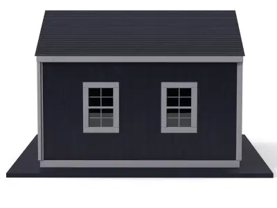 Garage House 3D model