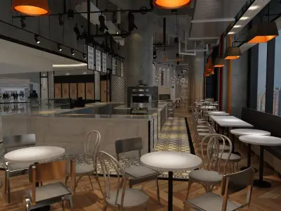 Restaurant 4 3D model