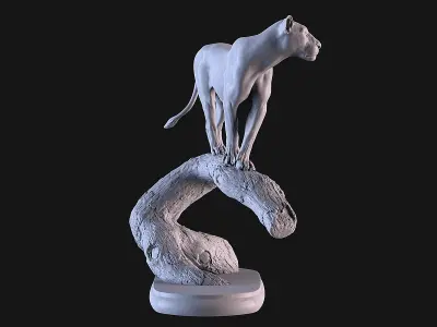 Lioness 3D print model