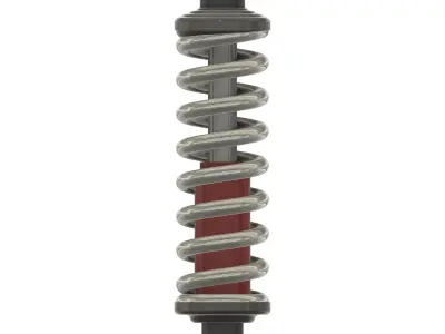 3D printable scale model car suspension 3D print model