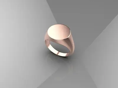 mens ring classic finger ring Free 3D print model
