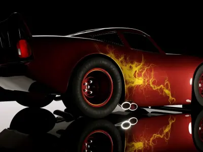 Lightning McQueen 3D model