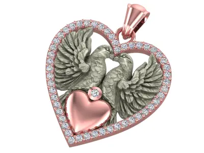 Love Pendant  3D print model