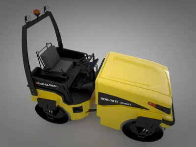 ROAD ROLLER 3D model