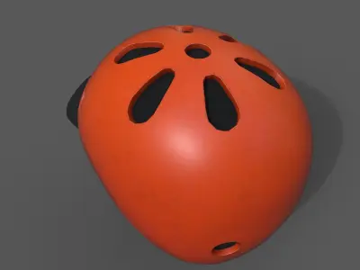 Helmet sport Color 3d Generic fantasy low poly  Low-poly 3D model