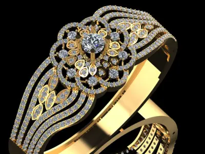 Bracelet DIAMOND  3D print model