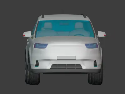 Generic  Electric - Hybrid SUV Car - Crossover - Off Road - 4x4 3D model