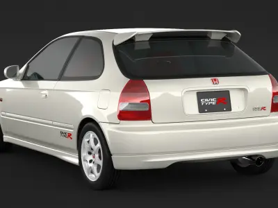 Honda Civic Type R 3D model