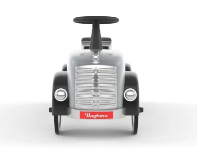 Retro Push Car 3D model