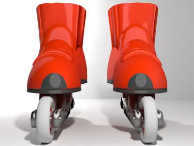 Skate - Inline 3D model