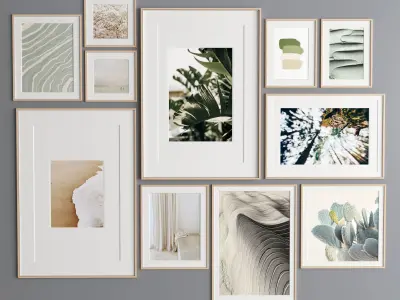 Art Frame 306 Low-poly 3D model