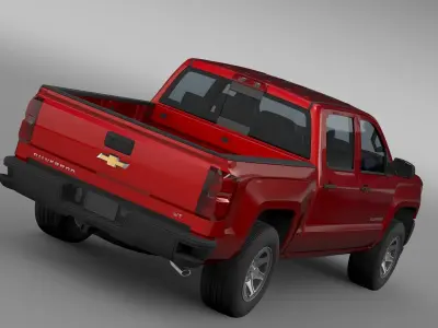 Chevrolet Silverado WT Crew Cab Short Box 2016 3D model