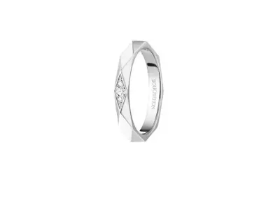 BOUCHERON - FACETED RING - WITH DIAMOND FACE 3D print model