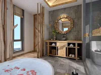 bathroom 3D model 5