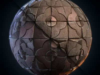 Stone Floor Material - VOL 15 - Maps - SBsar Texture